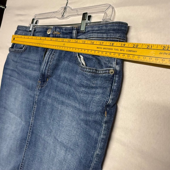 Lauren Ralph Lauren Denim Pencil Skirt Medium Wash Knee Length Women's Size 14 - Picture 11 of 16